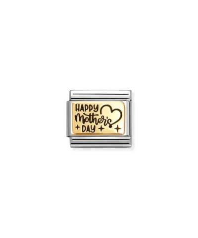Charm, Composable Link, Gold HAPPY MOTHER’S DAY