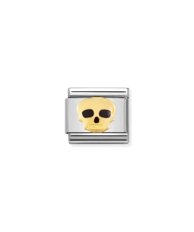 Charm, Composable Link, Skull Gold