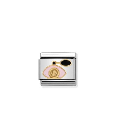 Composable Classic SYMBOLS steel, enamel and 18k gold Madame perfume