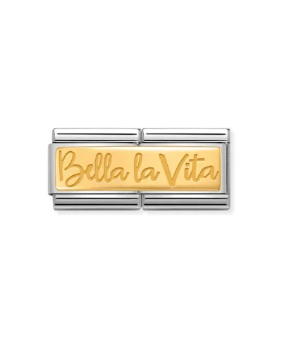 Double Link Composable Classic Bella La Vita in Gold