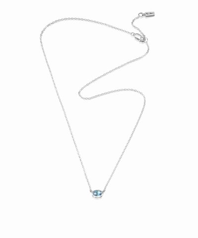 Efva Attling Love bead necklace silver - topaz