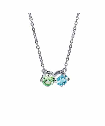 Efva Attling The sea & i necklace gr. sapphire/topaz