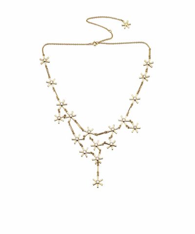 Efva Attling Starflower & stars collier
