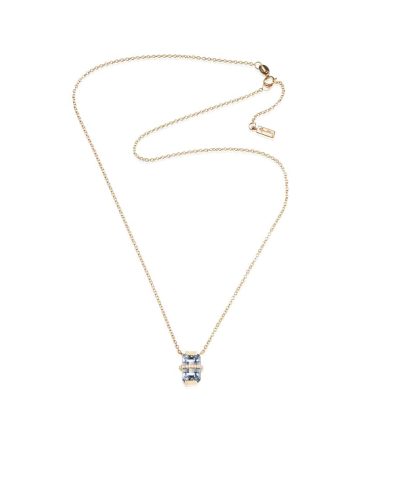 Efva Attling little bend over necklace - aquamarine