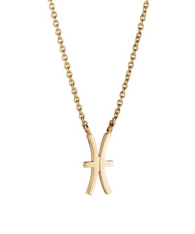 Produktbilde av Efva Attling Double trouble necklace laget av gult gull.