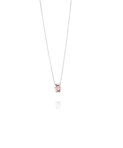 Alternative view of Efva Attling little bend over necklace - morganite