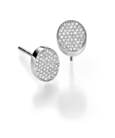 GD 100Diamonds MARLENE hv.gull ørepynt m/diamant 0,30ct W/SI