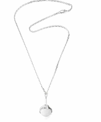Efva Attling Amor fati globe pendant - white agate
