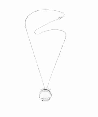 Alternative view of Efva Attling Magic pendant - white topaz
