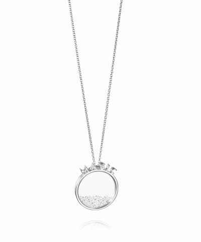 Efva Attling Magic pendant - white topaz