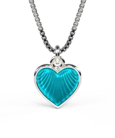 Pia&Per ANHENG HJERTE TURKIS