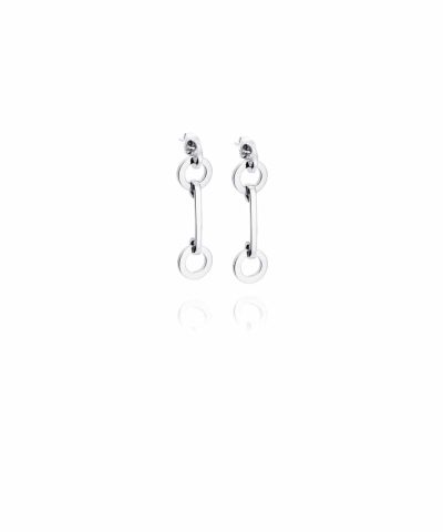 Efva Attling Ring chain earrings