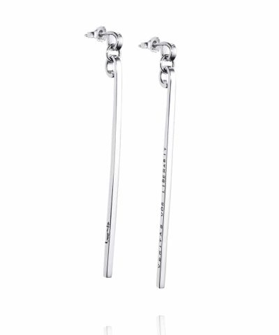 Efva Attling Thin earrings - veritas vos liberabit