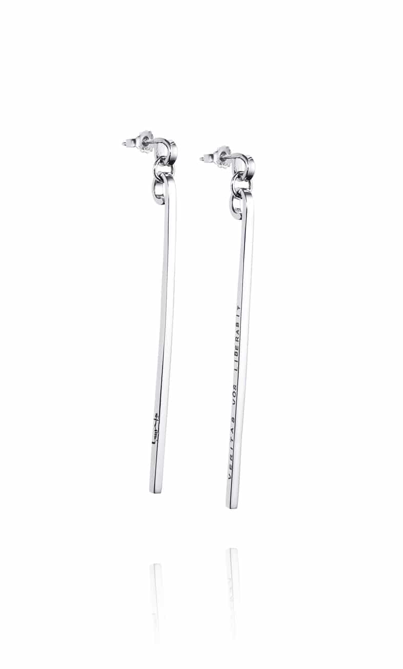 Efva Attling Thin earrings - veritas vos liberabit