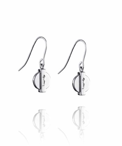 Efva Attling Silver coin earrings