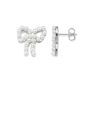 Alternative view of Efva Attling mini pearls bow ear