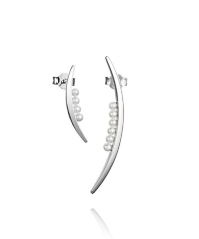 Efva Attling Moon slice pearls ear