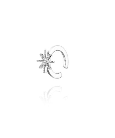 Efva Attling beam & stars earcuff