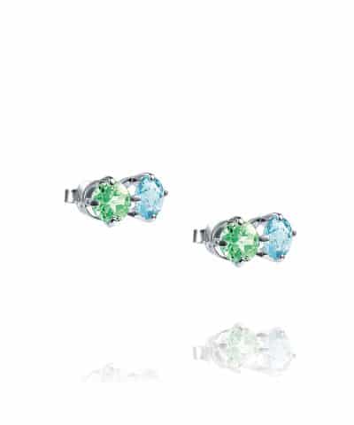 Efva Attling The sea & i ear green sapphire/topaz