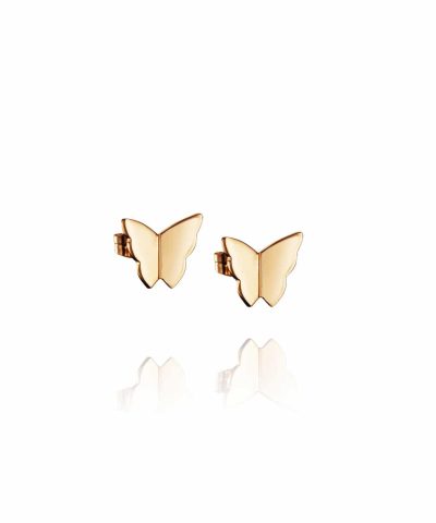 Produktbilde av Efva Attling Little miss butterfly ear laget av gult gull.