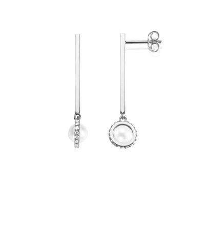 Alternative view of Efva Attling little day pearl & stars earrings