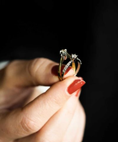 Alternative view of Superstar ring i hvitt gull med diamant 0,56 ct TWSI