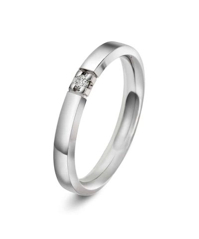 Christophersen Hvitt Gull Ring Allianse 0,04 WP1 1 br