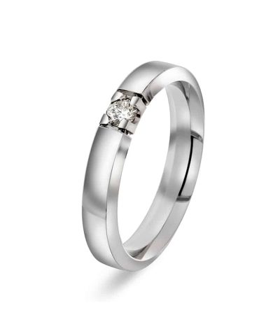 Christophersen Hvitt Gull Ring Allianse 0,12 WP1 1 br