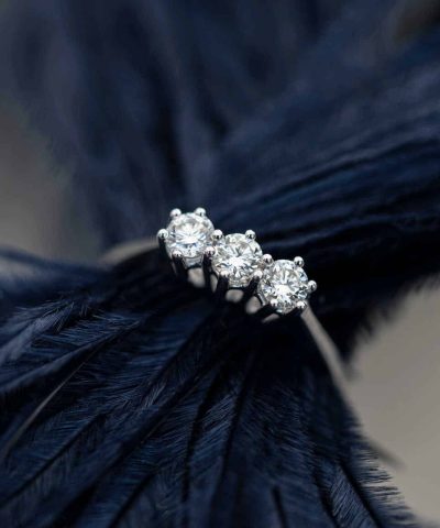 Alternative view of Ring i hvitt gull med diamant 0,60 ct TWSI