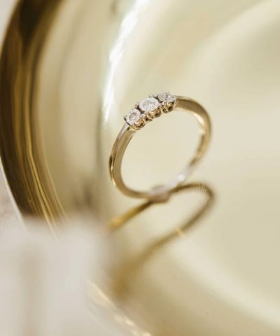 Alternative view of Ring i hvitt gull med diamant 0,195 ct WSI