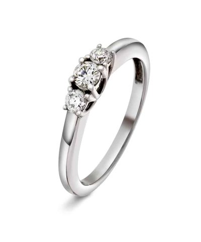 Christophersen Hvitt Gull Ring 0,30 TWSI 1+2 br