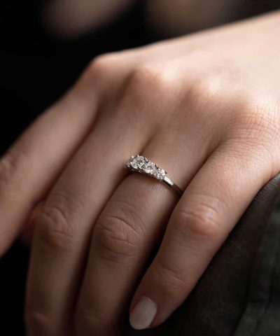 Alternative view of Ring i hvitt gull med diamant 1,00 ct WSI