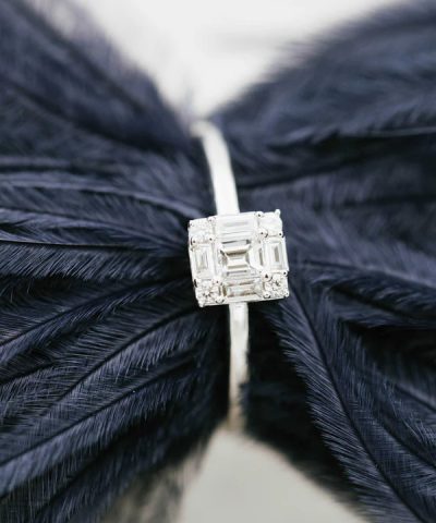 Alternative view of Ring i hvitt gull med diamant 0,29 ct WSI