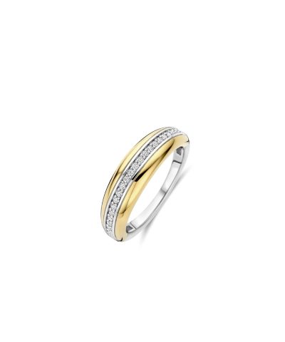 Ti Sento Layered Zirconia Ring