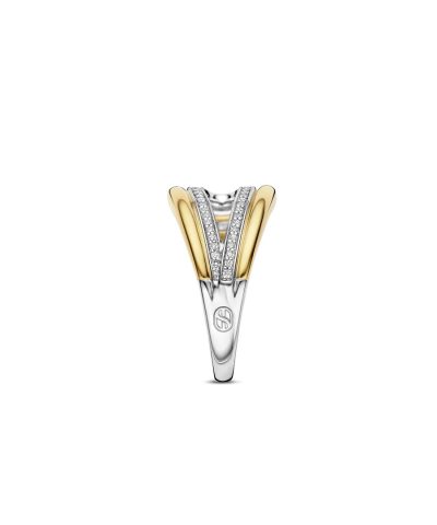 Alternative view of Ti Sento Organic Zirconia Ring