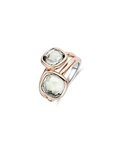 Ti Sento Double Cushion Ring
