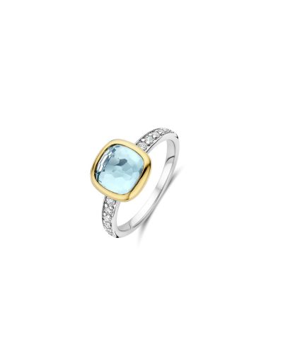 Ti Sento Zirconia Cushion Ring