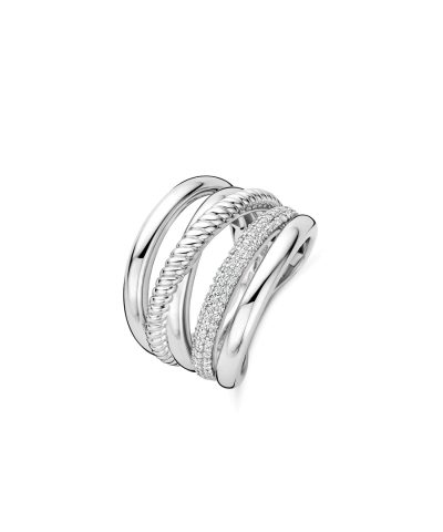 Ti Sento Zirconia Structure Ring - L model
