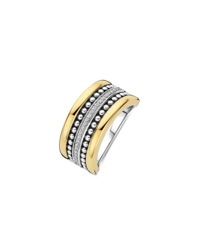 Ti Sento Gold Structure Ring