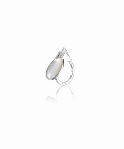 Efva Attling Little mother of pearl ring - pearl