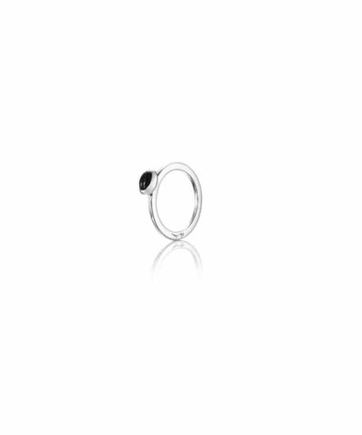 Efva Attling Love bead ring silver - onyx