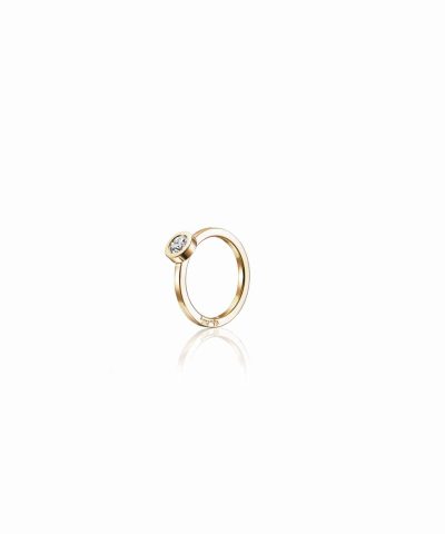 Efva Attling The wedding thin ring 0.40 ct