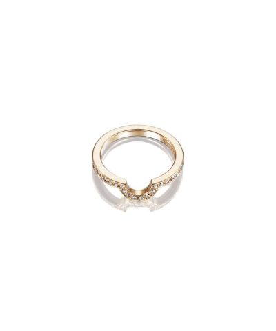 Alternative view of Efva Attling you & me threesome ring