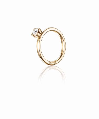 Efva Attling Love bead wedding ring 0.30 ct