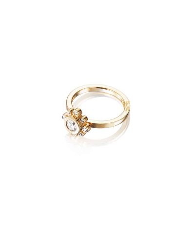 Efva Attling sweet hearts crown ring 0.30 ct