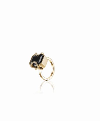 Efva Attling Little magic star ring - onyx