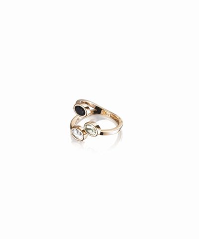 Efva Attling Three shades ring - onyx.