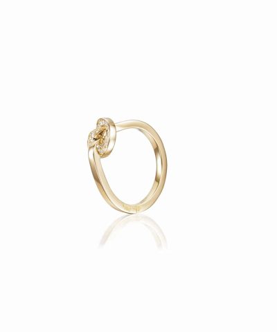Efva Attling Love knot & stars ring