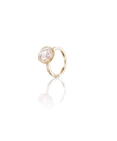 Efva Attling halo ring - morganite