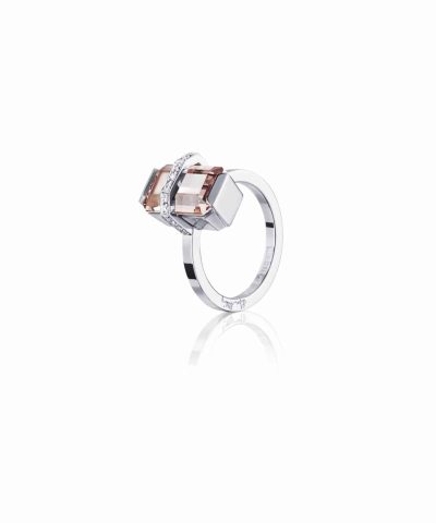 Efva Attling Little bend over ring - morganite